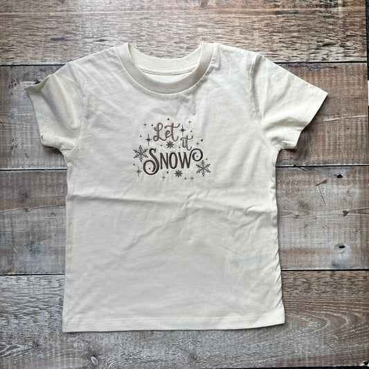 Let It Snow Tshirt | Age 3-4