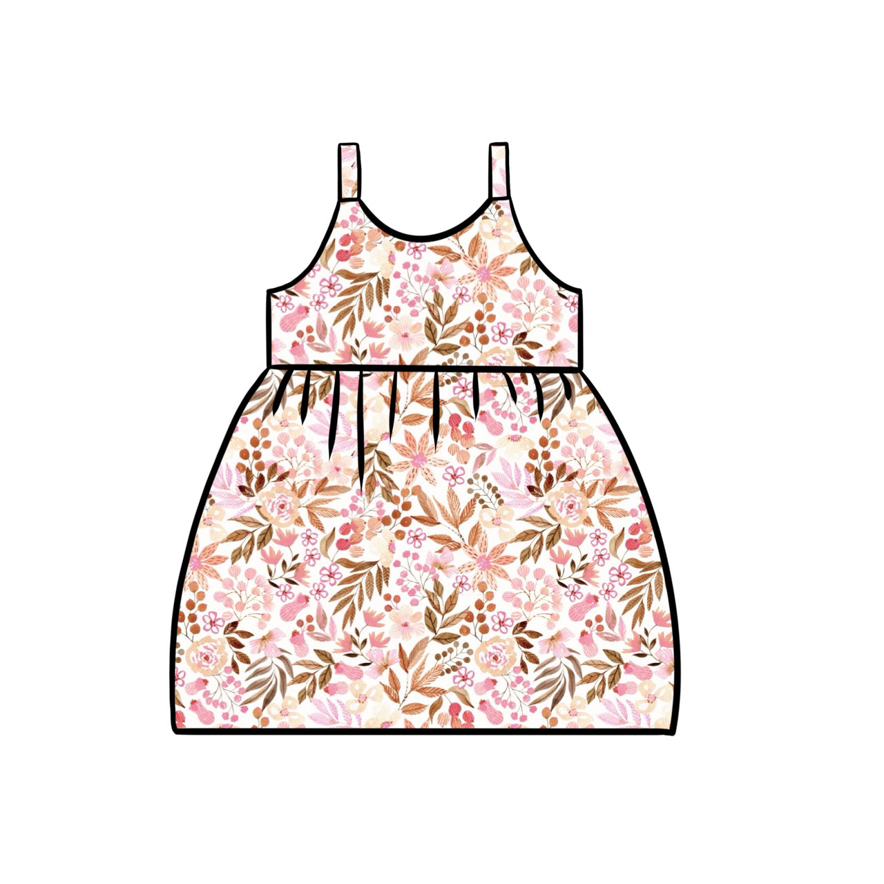 Gathered Dress | Pretty In Pink