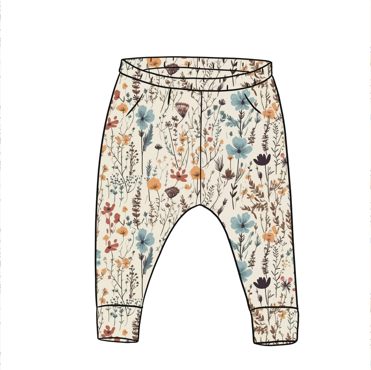 Junior Leggings | Autumn Wildflower