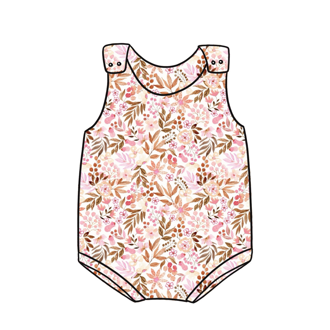 Bummie Romper | Pretty In Pink