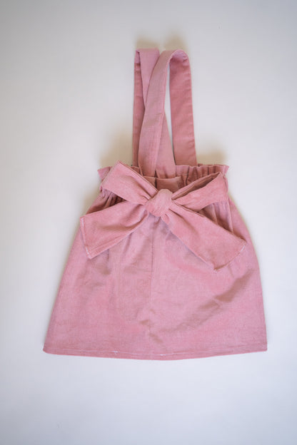 Braced Skirt | Pink Cord