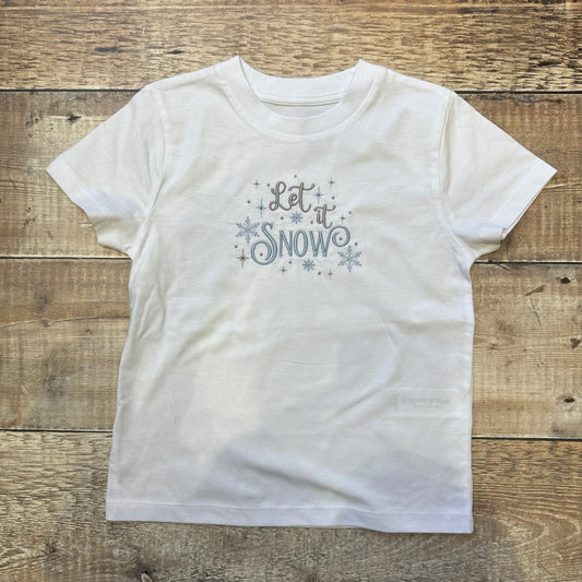 Let It Snow Tshirt | Age 3-4