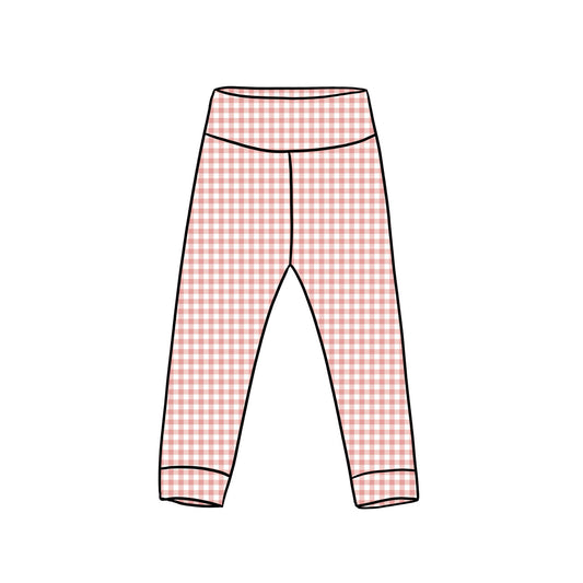 Leggings | Pink Gingham