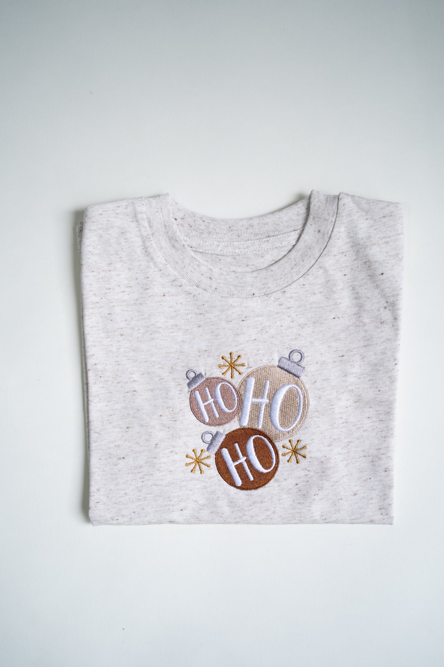 Eco Heather Embroidery T-shirt