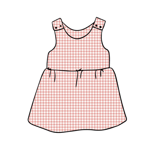 Pinny Dress | Pink Gingham