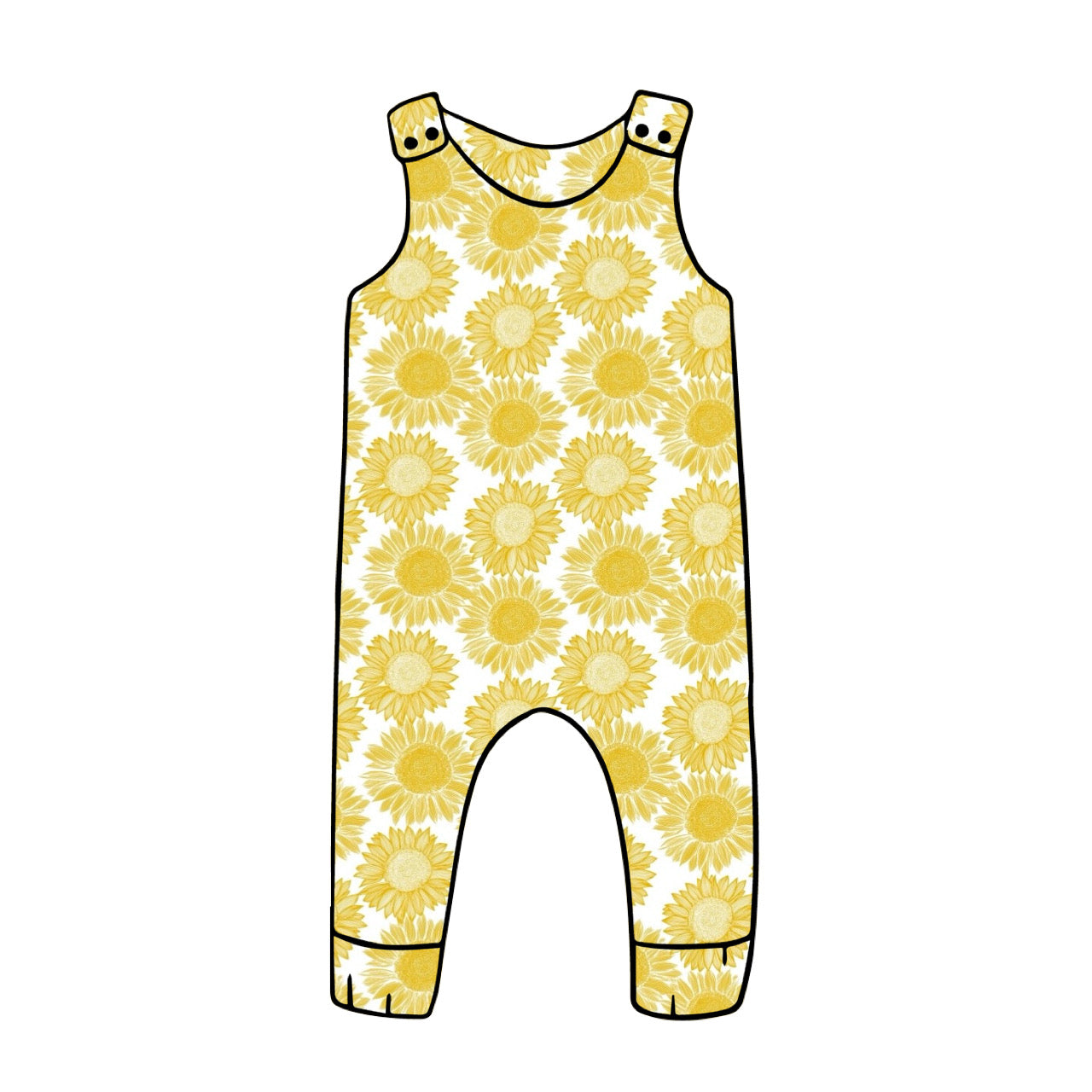 Harem Romper | Sunflowers