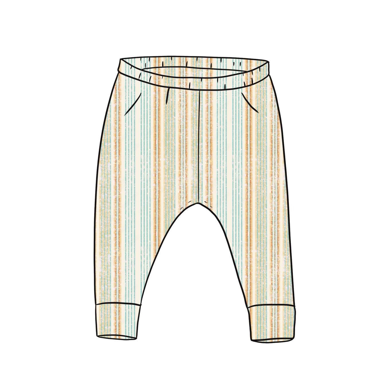 Junior Leggings | Summer Stripe