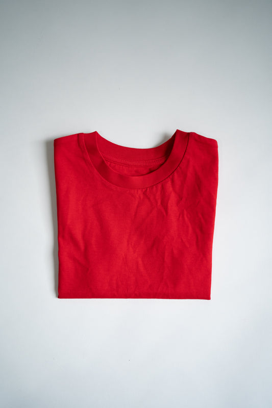 Red Embroidery T-shirt