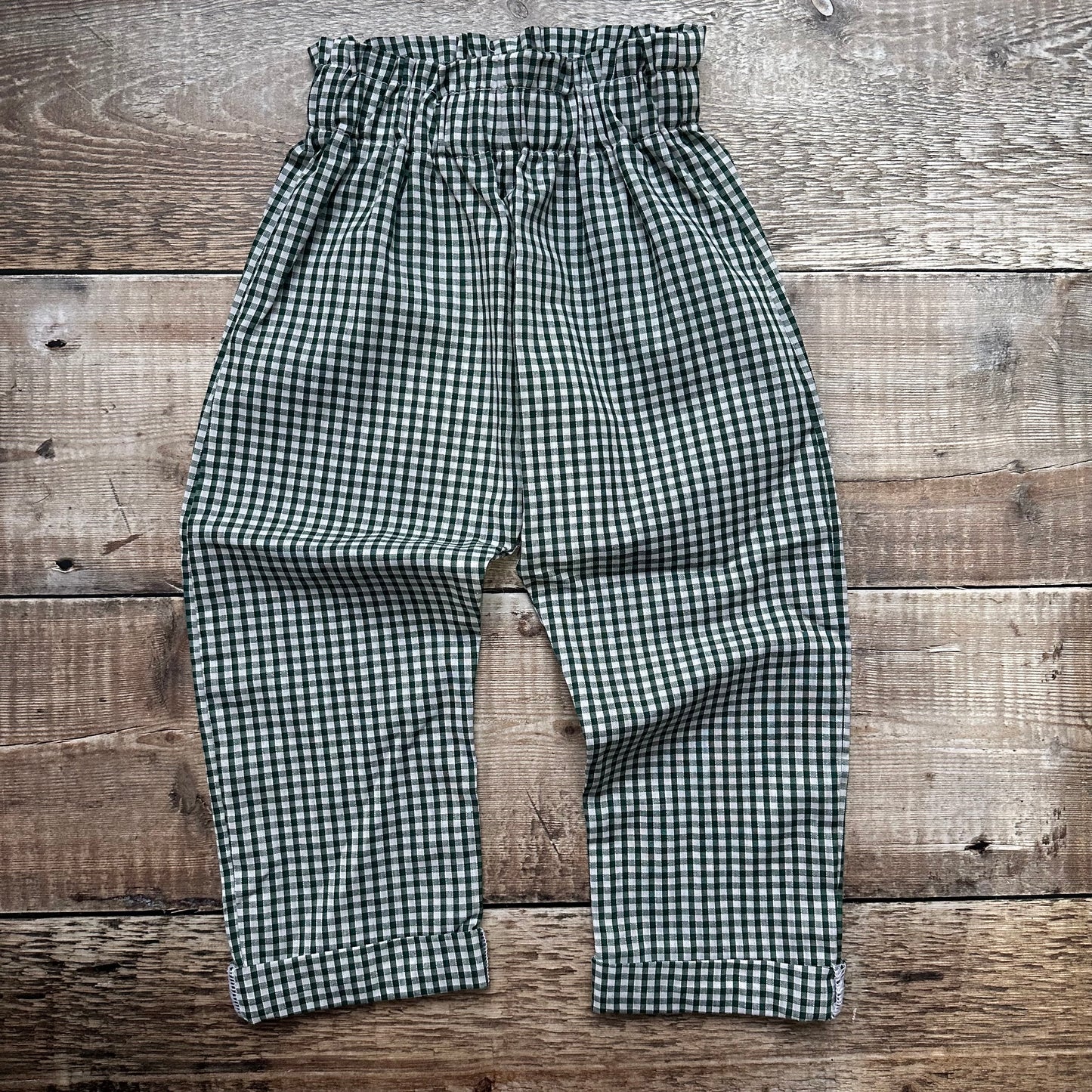 Gingham Trousers | Green