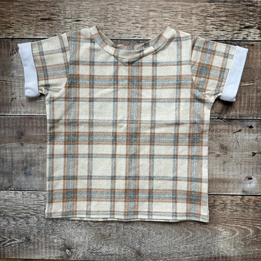 Baggy Tee | Plaid