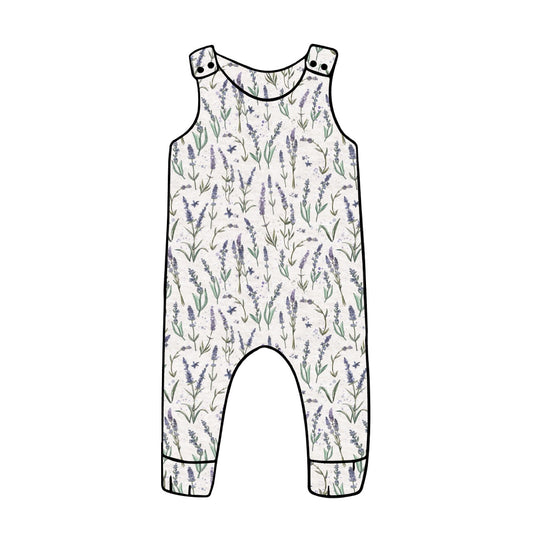 Harem Romper | Lavender Fields