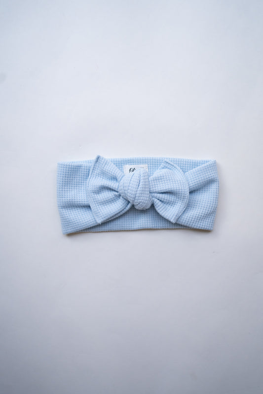 Waffle Knit Headband | Sky Blue