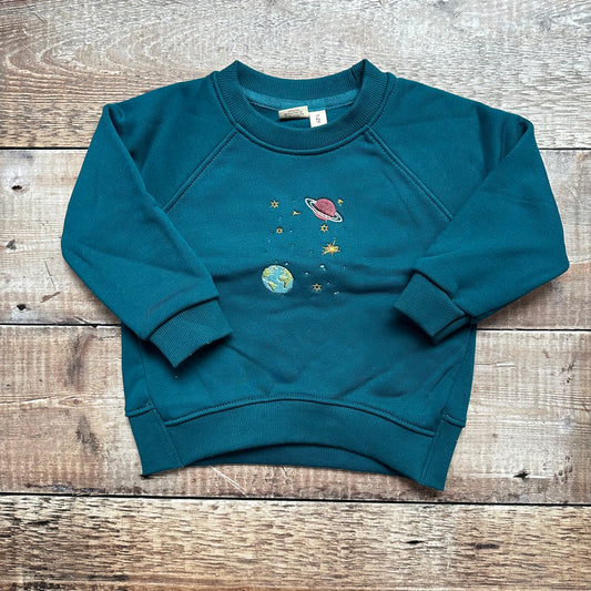 Space | Embroidered Relaxed Sweatshirt
