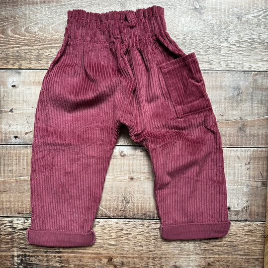 Harem Trousers | Berry Cord