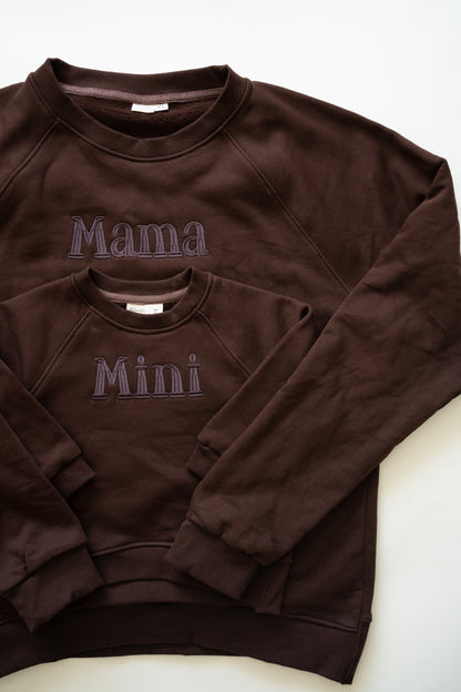 Relaxed Sweatshirt Adult | Chocolate Brown