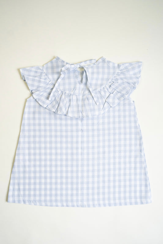 Smock Dress | Light Blue Gingham