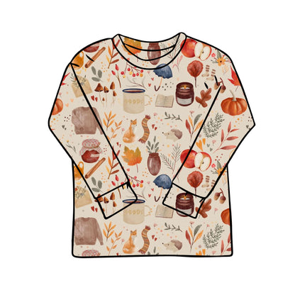 Junior Baggy Tees | Long + Short Sleeve | Autumn Spice