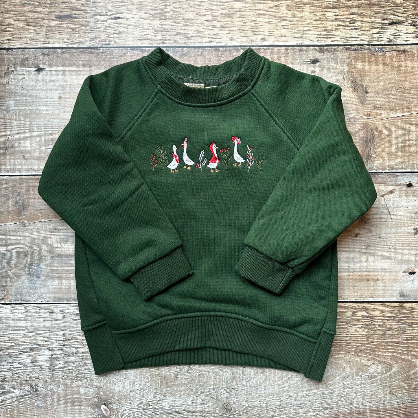 Bottle Green Sweatshirt | Geese