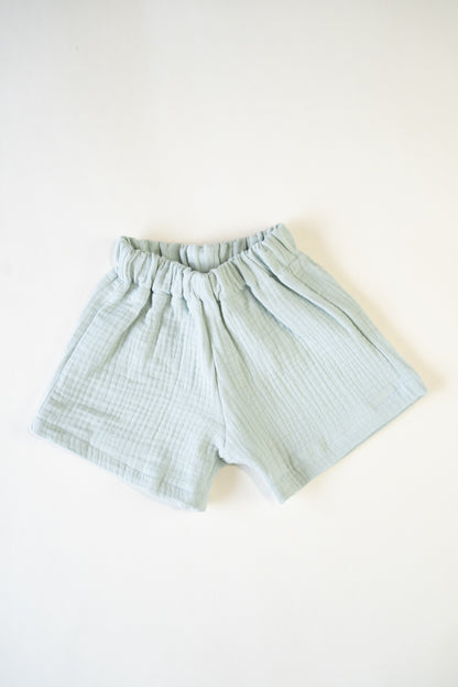 Muslin Slots | Mint UNISEX SHORTS ONLY