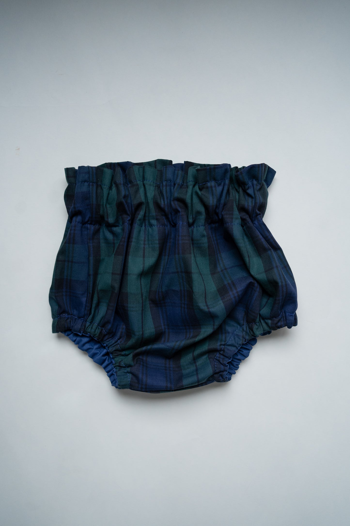 Paperbag Bloomers | Navy Tartan