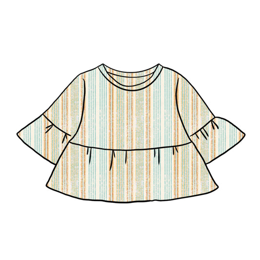 Peplum Tops | Summer Stripe