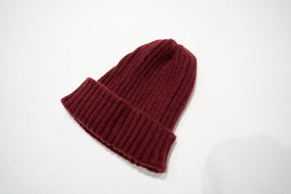 Knit Beanie | Burgundy