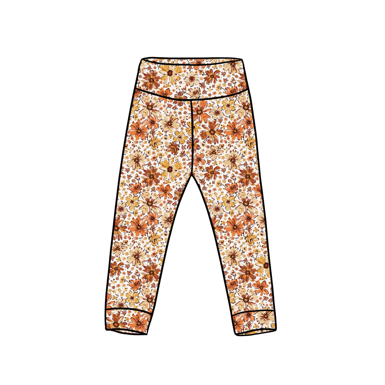 Leggings | Golden Blooms