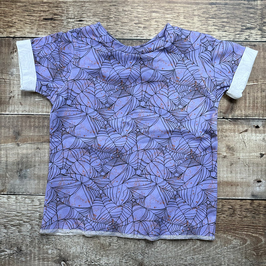 Baggy Tee | Purple Web