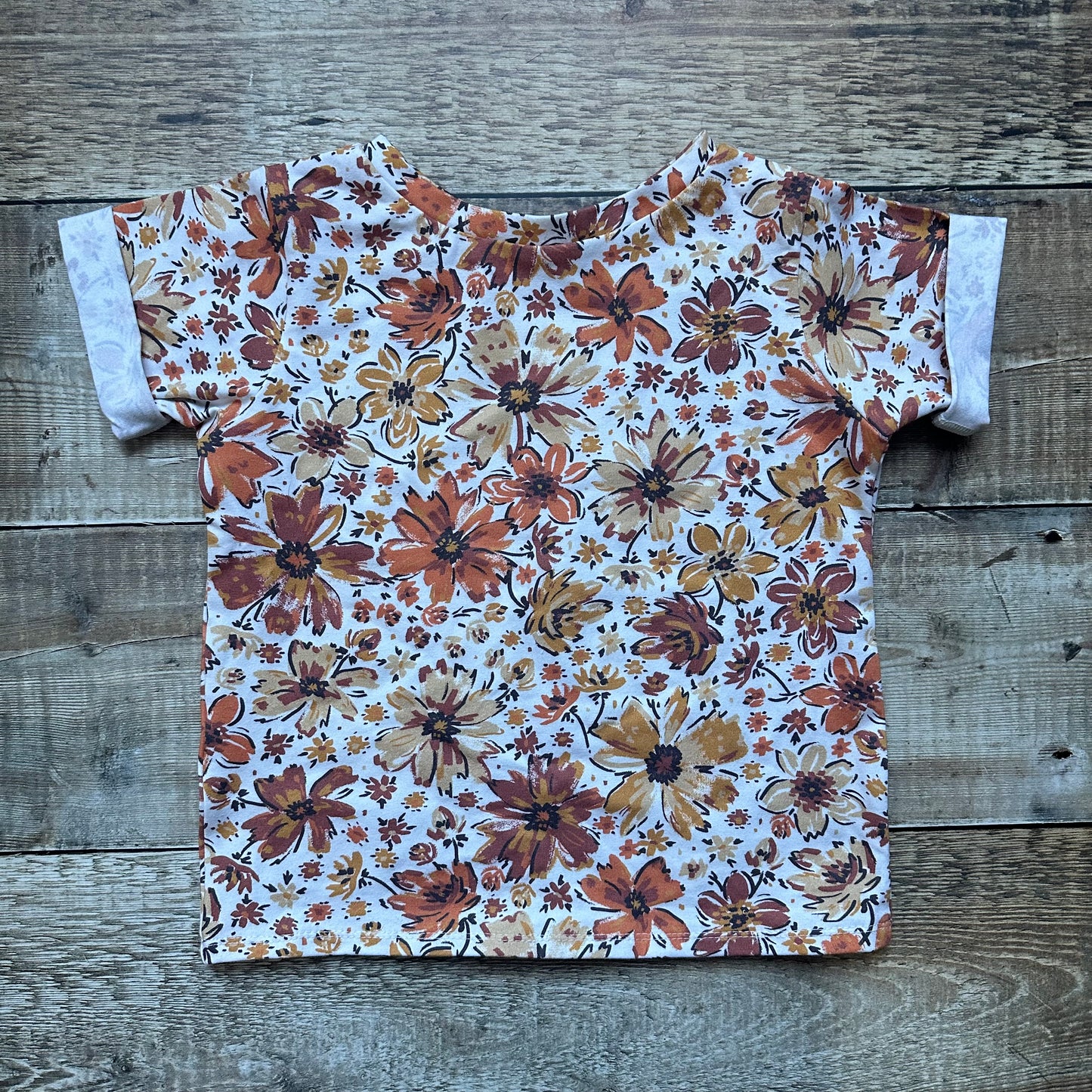 Baggy Tee | Golden Blooms