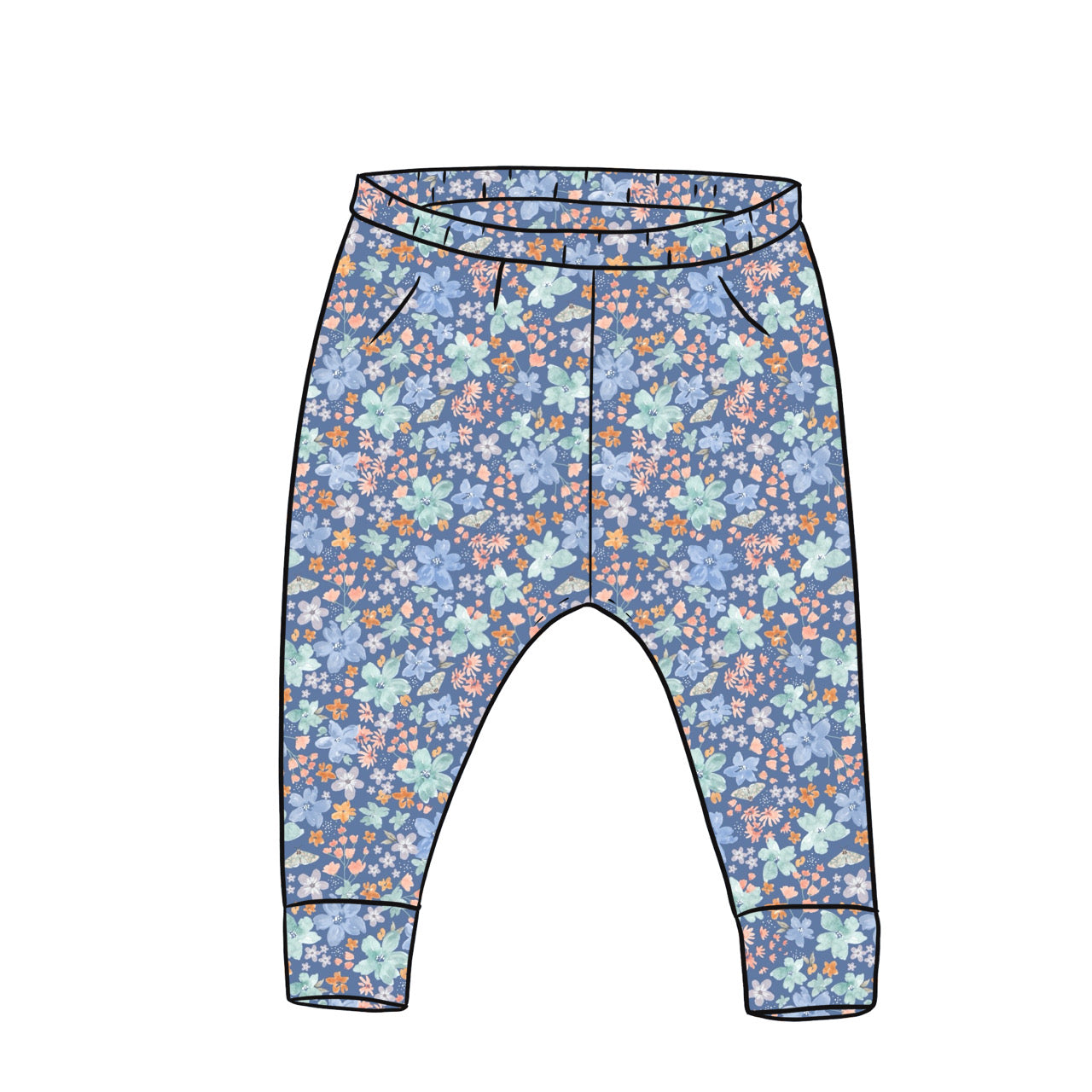 Junior Leggings | Wild Blue