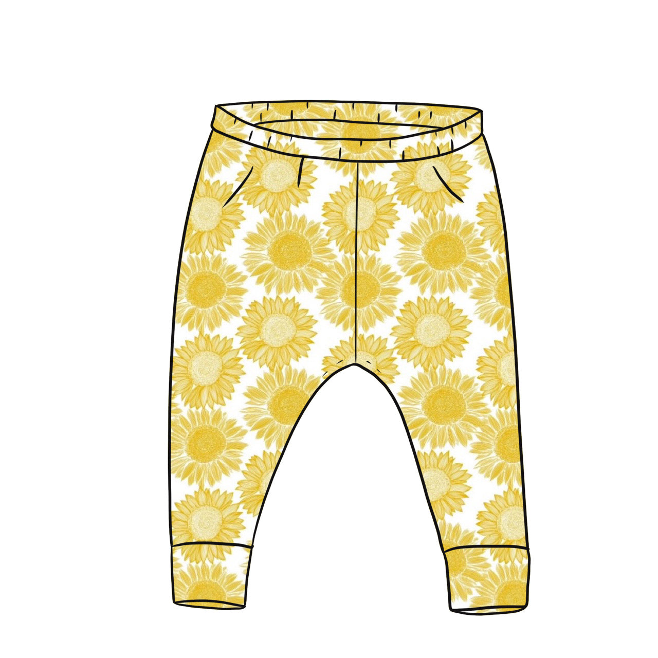 Junior Leggings | Sunflowers