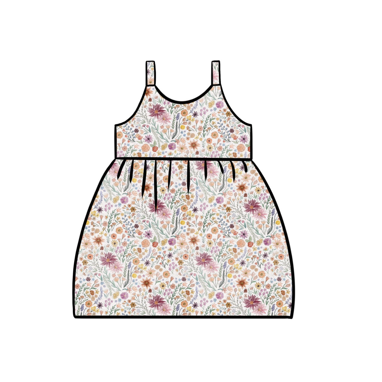 Junior Gathered Dress | Petit Springs