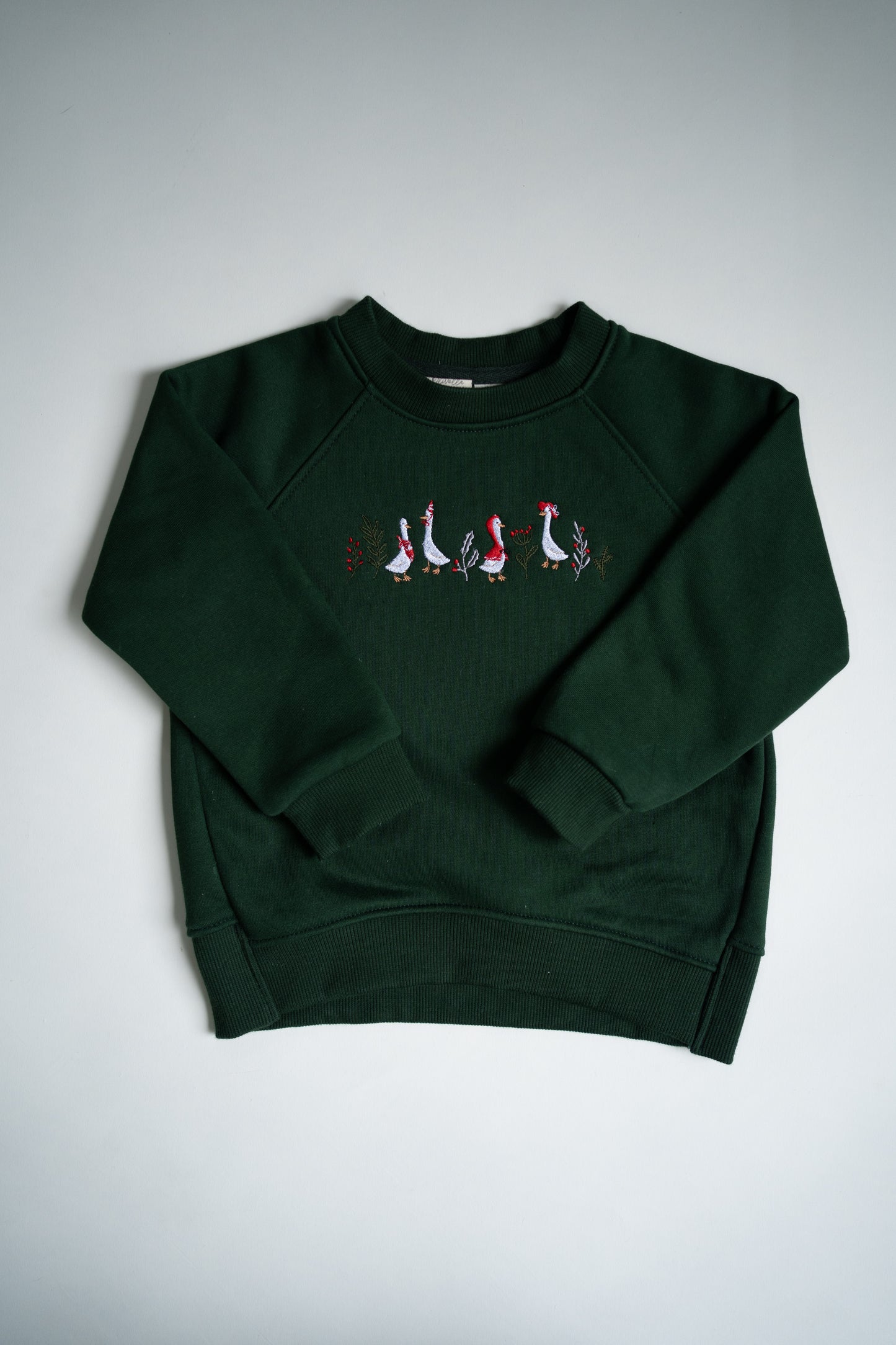 Kids Relaxed Sweatshirt | Bottle Green