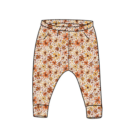 Leggings | Golden Blooms