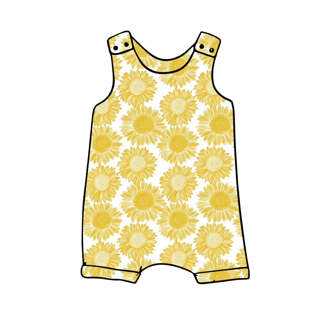 Harem Romper | Sunflowers