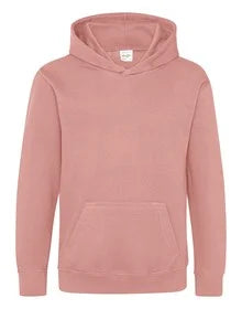 Adult Dusty Pink Embroidered Hoodie