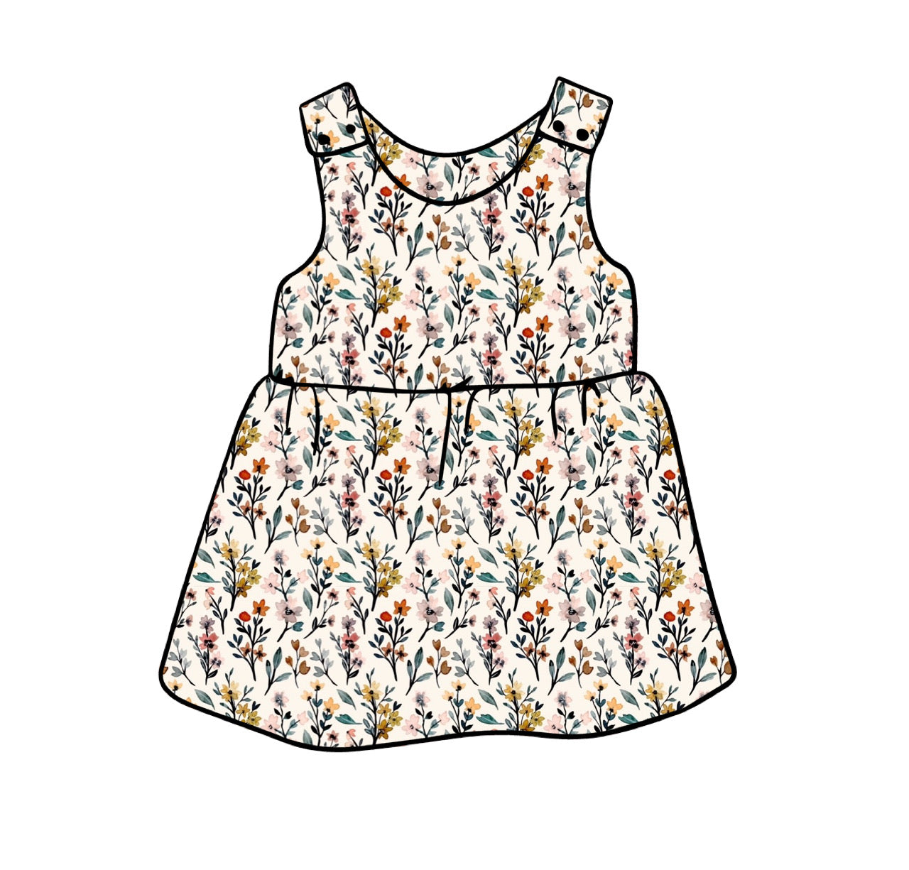 Pinny Dress | Country Garden