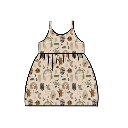 Junior Gathered Dress | Summer Haze