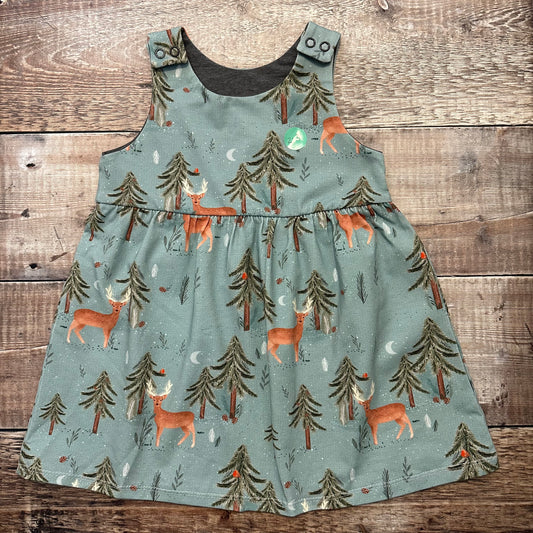 Pinny Dress | Reindeer